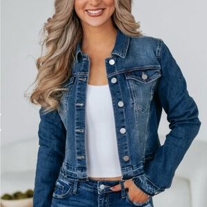 Risen Blue Denim Jean Jacket size S